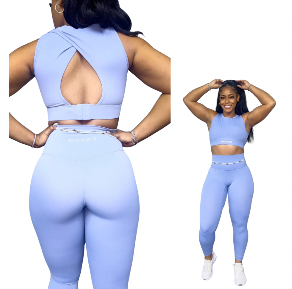 Baddie Material Leggings Set