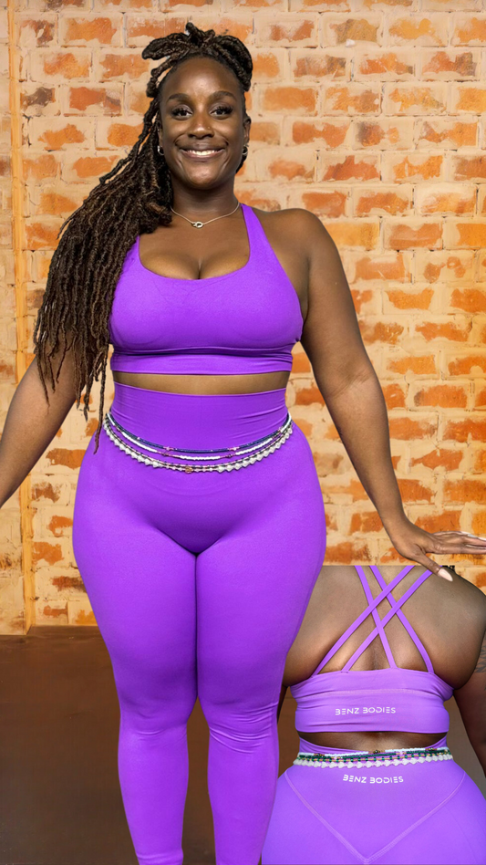 Violet Two Piece Leggings Set